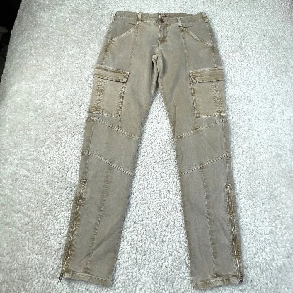 J Brand Houlihan Vintage Sahara Cargo Skinny Ankle Zip Pants Womens 28 - Picture 2 of 10